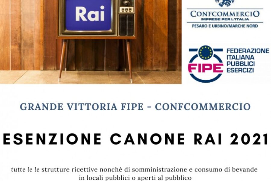 Esonero versamento tariffa speciale del Canone