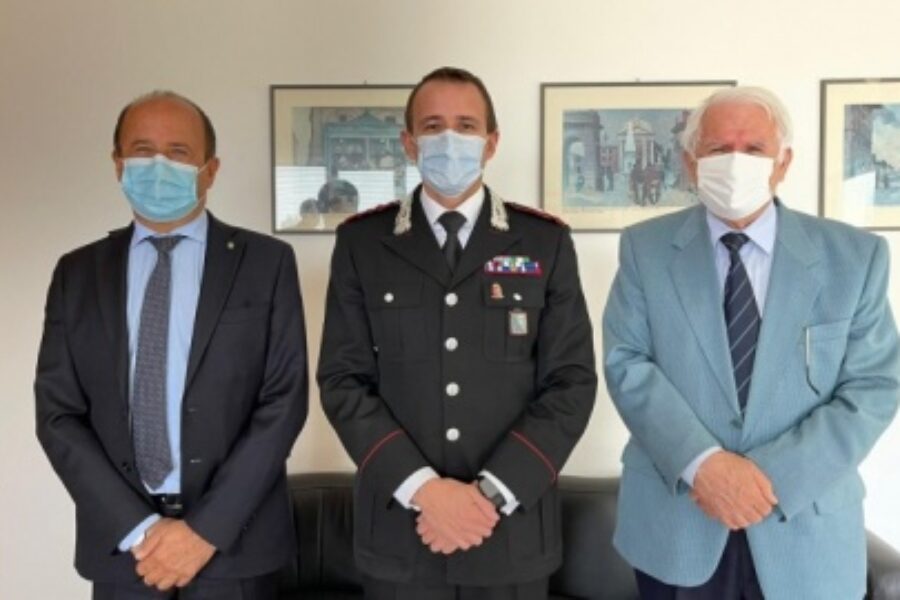 Il Comandante provinciale dei Carabinieri in visita a Confcommercio