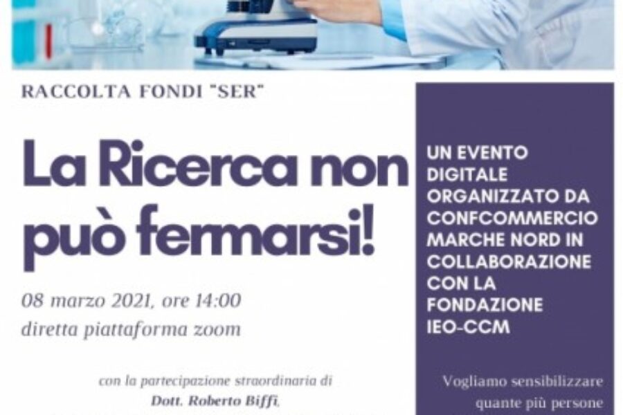 «La ricerca non deve fermarsi»